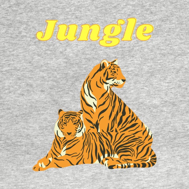 King of the Jungle Design, Tiger Shirt, Tiger Gifts by Polokat